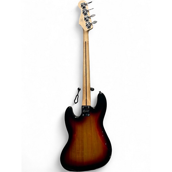 Used Fender Squier Jazz Bass 2 Tone Sunburst Solid Body Electric Guitar 2 Color Sunburst Electric Bass Guitar