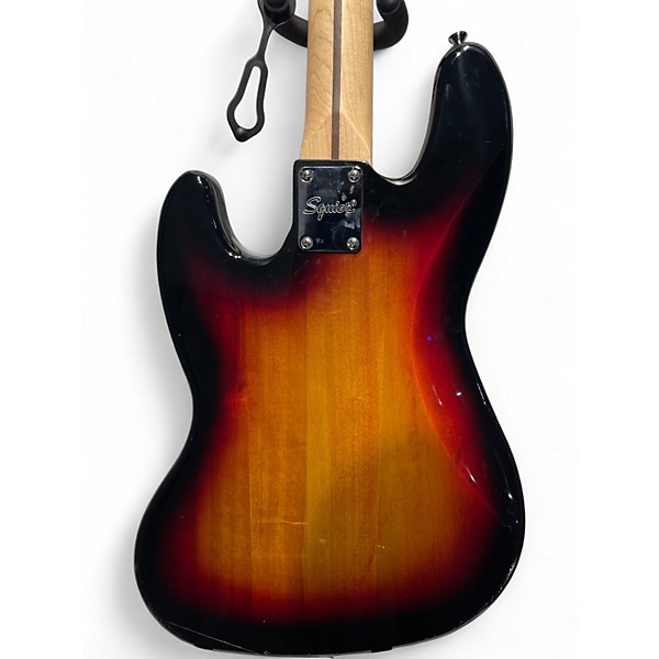 Used Fender Squier Jazz Bass 2 Tone Sunburst Solid Body Electric Guitar 2 Color Sunburst Electric Bass Guitar