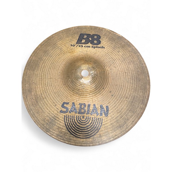 Used SABIAN 10in B8 Splash Cymbal