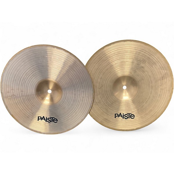 Used Paiste 13in 802 Hi Hat Pair Cymbal