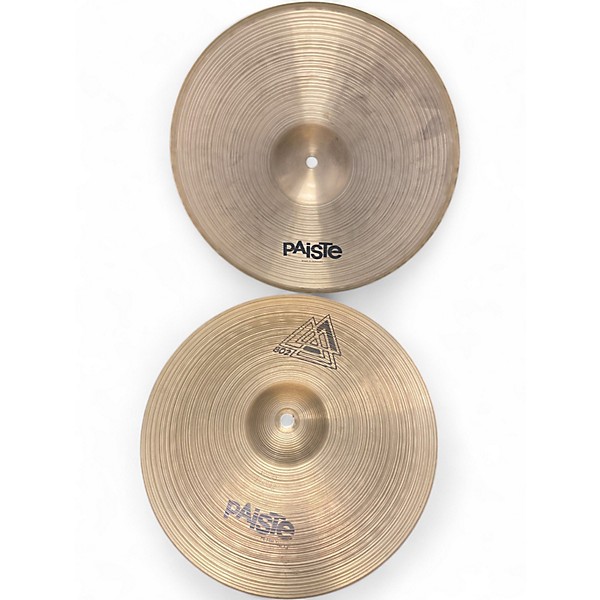 Used Paiste 13in 802 Hi Hat Pair Cymbal