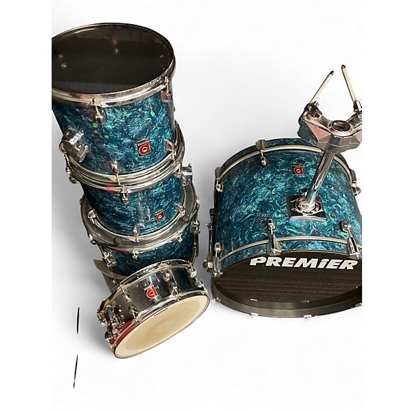 Used Premier 5 Piece Royale APK Granite Blue Drum Kit