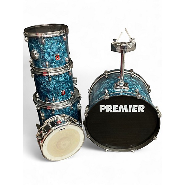 Used Premier 5 Piece Royale APK Granite Blue Drum Kit