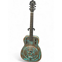 Used Recording King RM-997-VG swamp dog vintage green Resonator Guitar