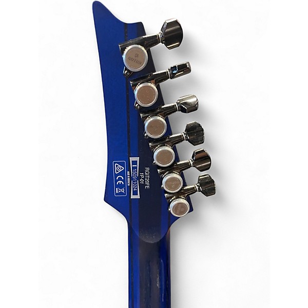 Used Ibanez RGIT20FE IRN LABEL SAPPHIRE BLUE Solid Body Electric Guitar