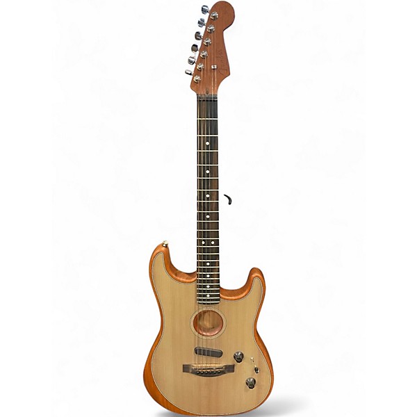 Fender USA Acoustasonic Strat（Natural） Fender American Acoustasonic Stratocaster Acoustic-Electric