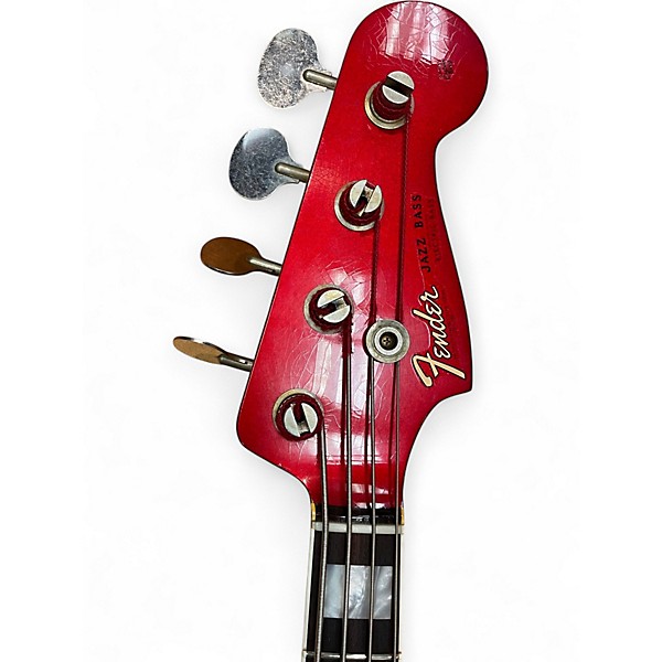 Used Fender 1966 JAZZ BASS JOURNEYMAN Candy Apple Red