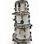 Used PDP by DW 7 Piece Concept Series WHITE PEARLESCENT Drum Kit