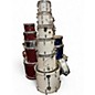 Used PDP by DW 7 Piece Concept Series WHITE PEARLESCENT Drum Kit