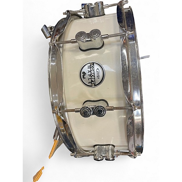 Used PDP by DW 7 Piece Concept Series WHITE PEARLESCENT Drum Kit