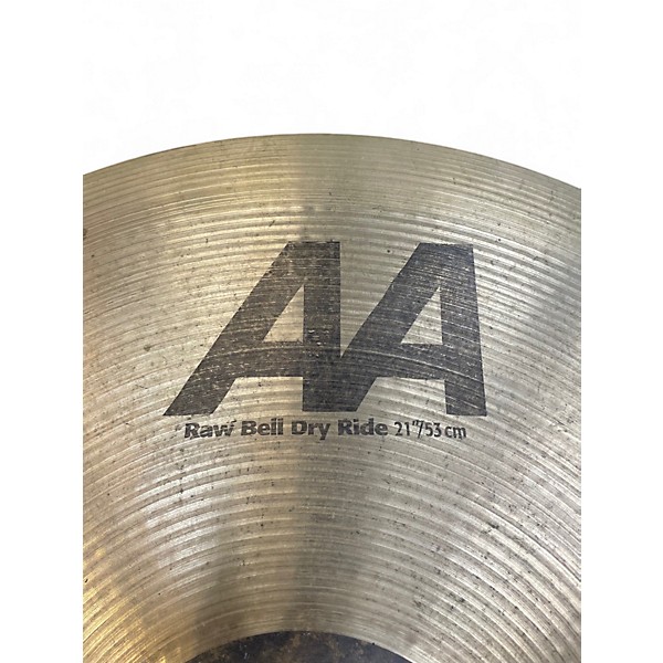 Used SABIAN 21in AA RAW BELL DRY RIDE Cymbal