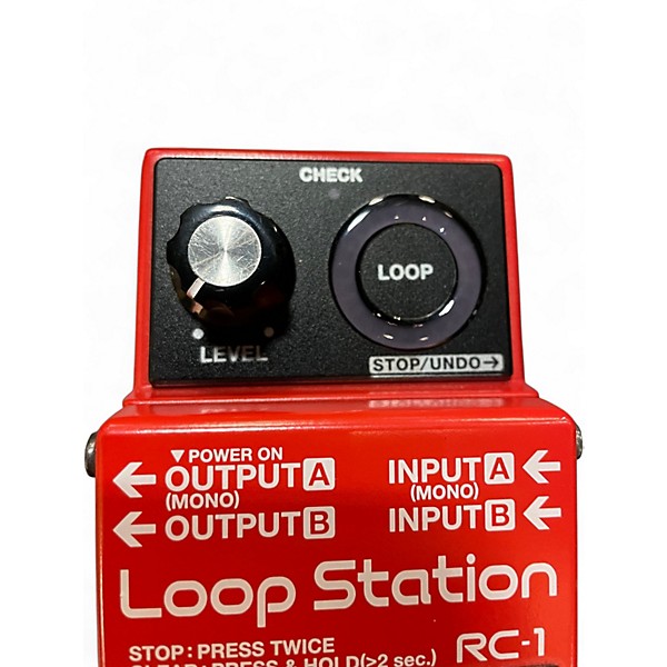 Used BOSS RC1 Loop Station Pedal