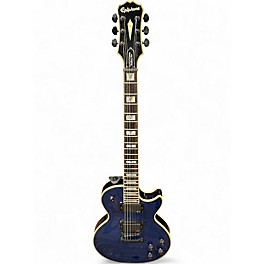 Used Epiphone Prophecy Les Paul Custom Plus Blue Solid Body Electric Guitar