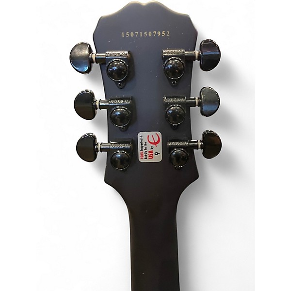 Used Epiphone Prophecy Les Paul Custom Plus Blue Solid Body Electric Guitar