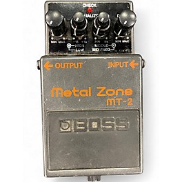 Used BOSS MT2 Metal Zone Distortion Effect Pedal