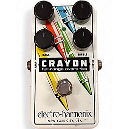 Used Electro-Harmonix Crayon Full Range Overdrive Effect Pedal