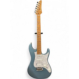 Used Ibanez AZ2204-ICM Prestige Ice Blue Metallic Solid Body Electric Guitar
