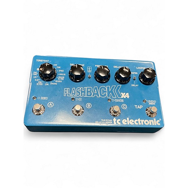 ギター tc electronic FLASHBACK X4 DELAY&LOOPER Used TC Electronic Flashback X4 Delay And Looper Effect