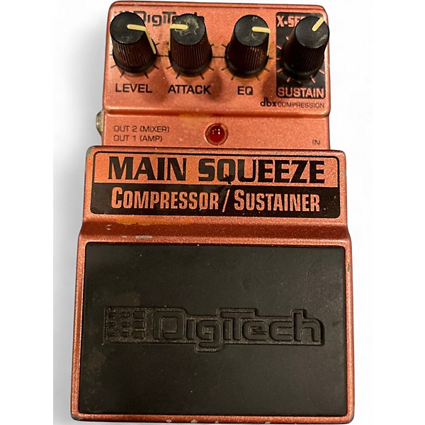 Used DigiTech XMS Main Squeeze Compressor/Sustainer Effect Pedal