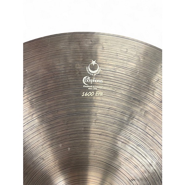 Used Bosphorus Cymbals 17in 1600 Era Crash Ride Cymbal