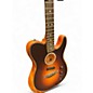 Used Fender Acoustasonic Player Telecaster Sunburst Acoustic Electric Guitar