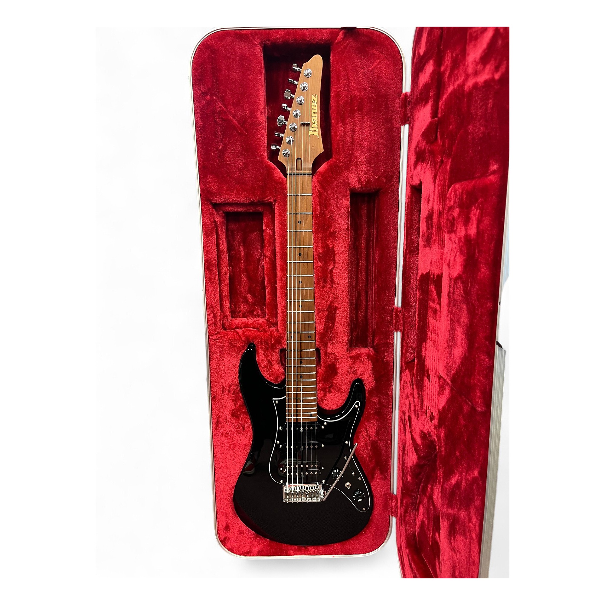 Used Ibanez AZ24047-BK Prestige Black Solid Body Electric