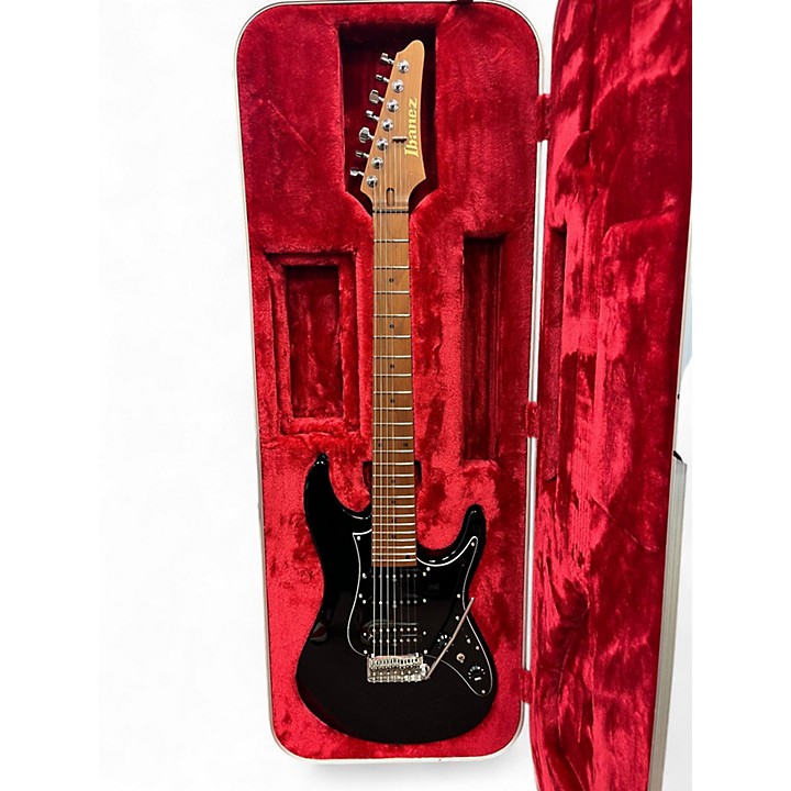 Used Ibanez AZ24047-BK Prestige Black Solid Body Electric