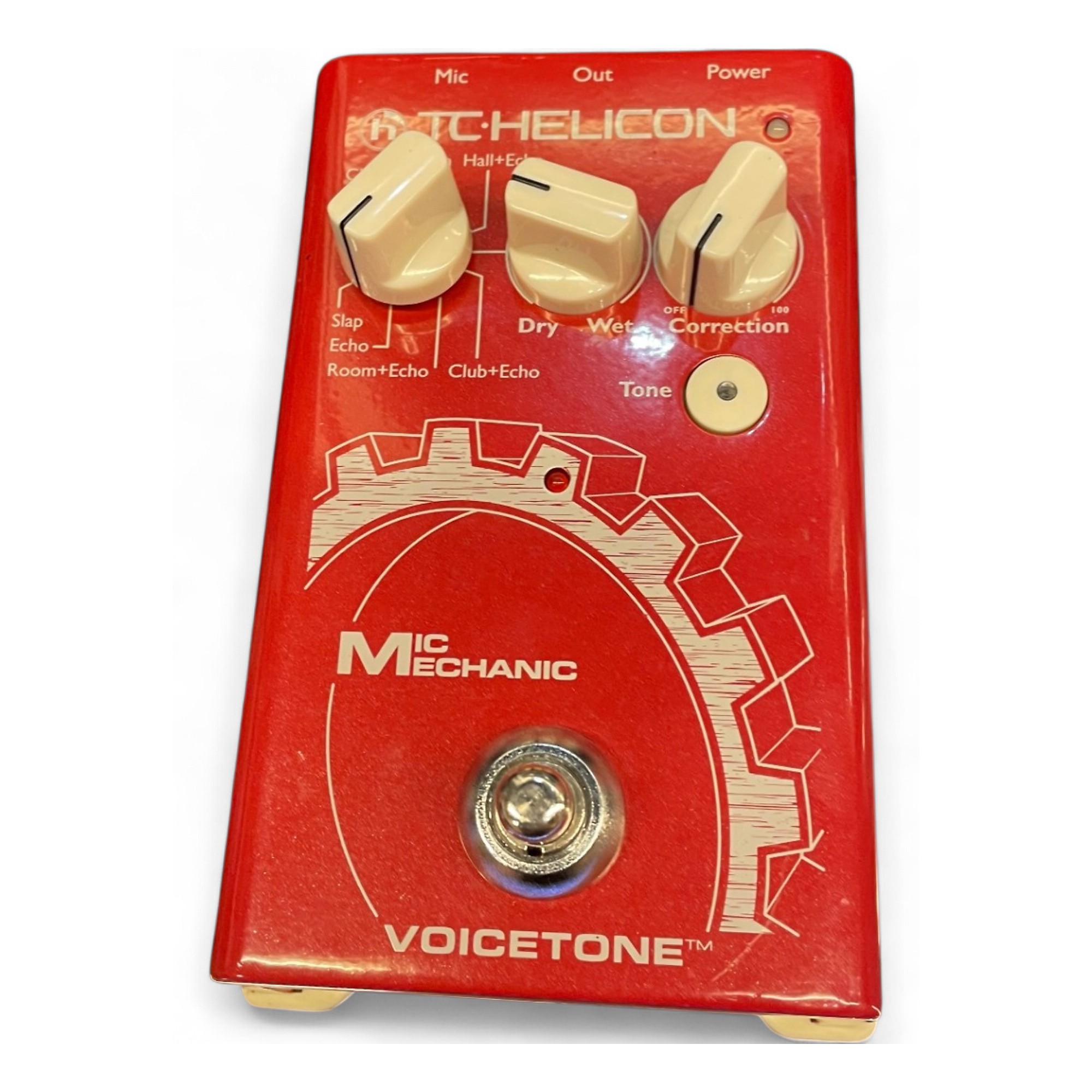 その他 TC-HELICON Voicetone Mic Mechanic TC-Helicon VoiceTone Mic Mechanic Pedal For Vocals 996013011 B&H