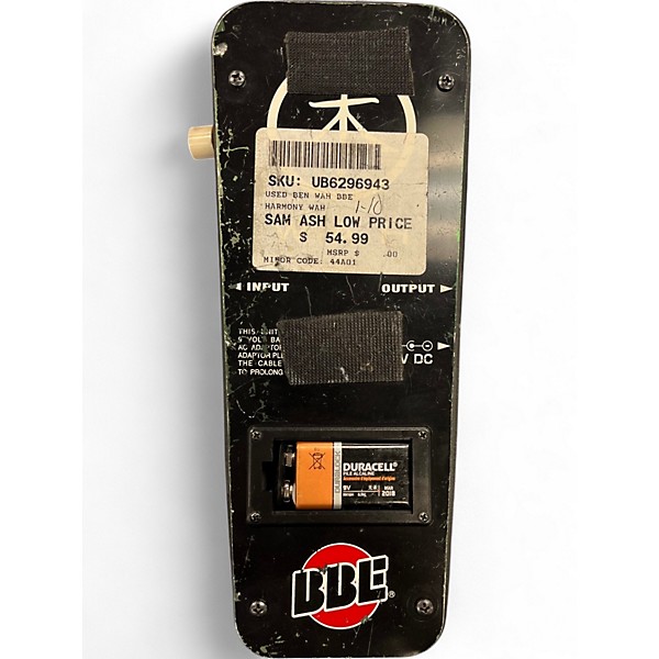 Used BBE Ben Wah Effect Pedal