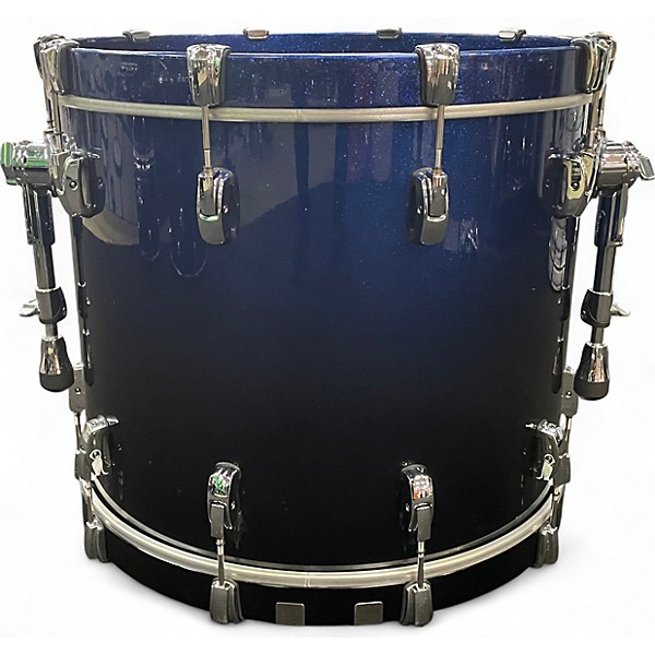 Used 2013 Pearl 5 Piece Reference Series Ultra Blue Fade Drum Kit