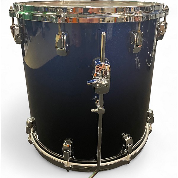 Used 2013 Pearl 5 Piece Reference Series Ultra Blue Fade Drum Kit
