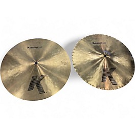 Used Zildjian 14in K Mastersound Hi Hats Pair Cymbal