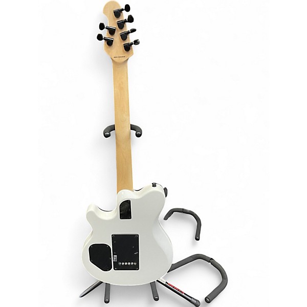 Used Sterling by Music Man Sub AX3 Axis White Solid Body Electric Guitar