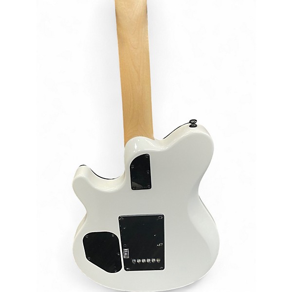 Used Sterling by Music Man Sub AX3 Axis White Solid Body Electric Guitar