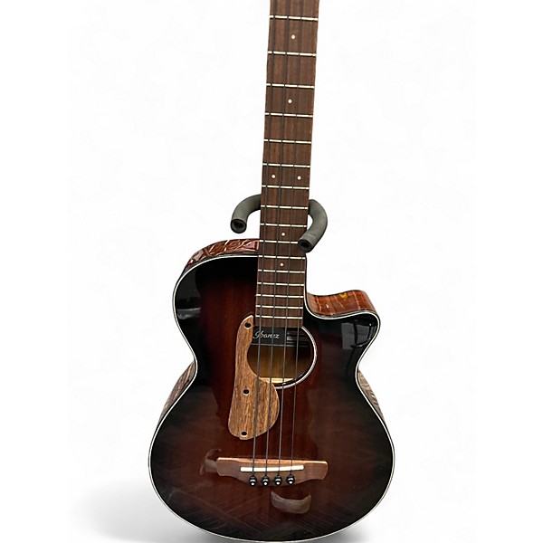Used Ibanez AEGB24E MAHOGANY SUNBURST Acoustic Bass Guitar
