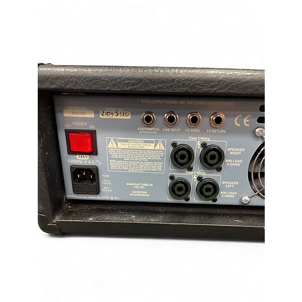 Used Ashdown AMB900 EVO III Tube Bass Amp Head