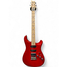 Used 2021 PRS foire Trans Red Solid Body Electric Guitar