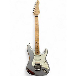 Used LsL Instruments Saticoy Classic S Silver Sparkle over 3 Tone Sunburst Solid Body Electric Guitar
