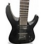 Used Jackson JS22-7 Dinky 7 String Black Solid Body Electric Guitar