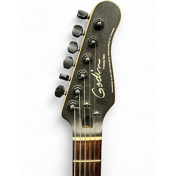Used Godin FREEWAY EMG GRAPHITE Solid Body Electric Guitar