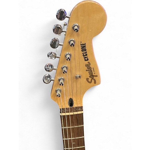 Used Squier CYCLONE Olympic White Solid Body Electric Guitar