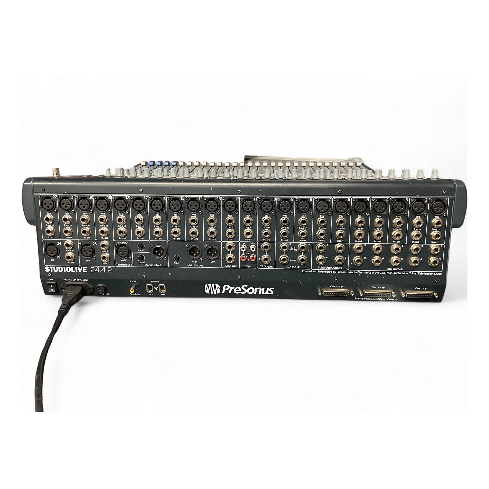 PreSonus StudioLive 24.4.2 デジタルミキサー StudioLive 24.4.2 – PreSonus