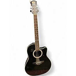 Used Ovation CC0057 Celebrity Black Acoustic Electric Guitar