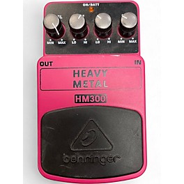 Used Behringer HM300 Heavy Metal Distortion Effect Pedal