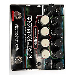Used Electro-Harmonix BATTALION BASS PREAMP+di Effect Pedal