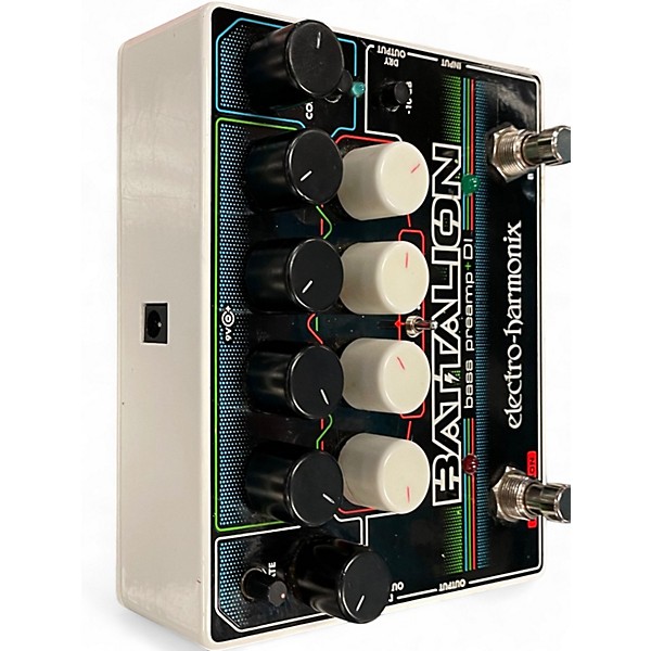 Used Electro-Harmonix BATTALION BASS PREAMP+di Effect Pedal