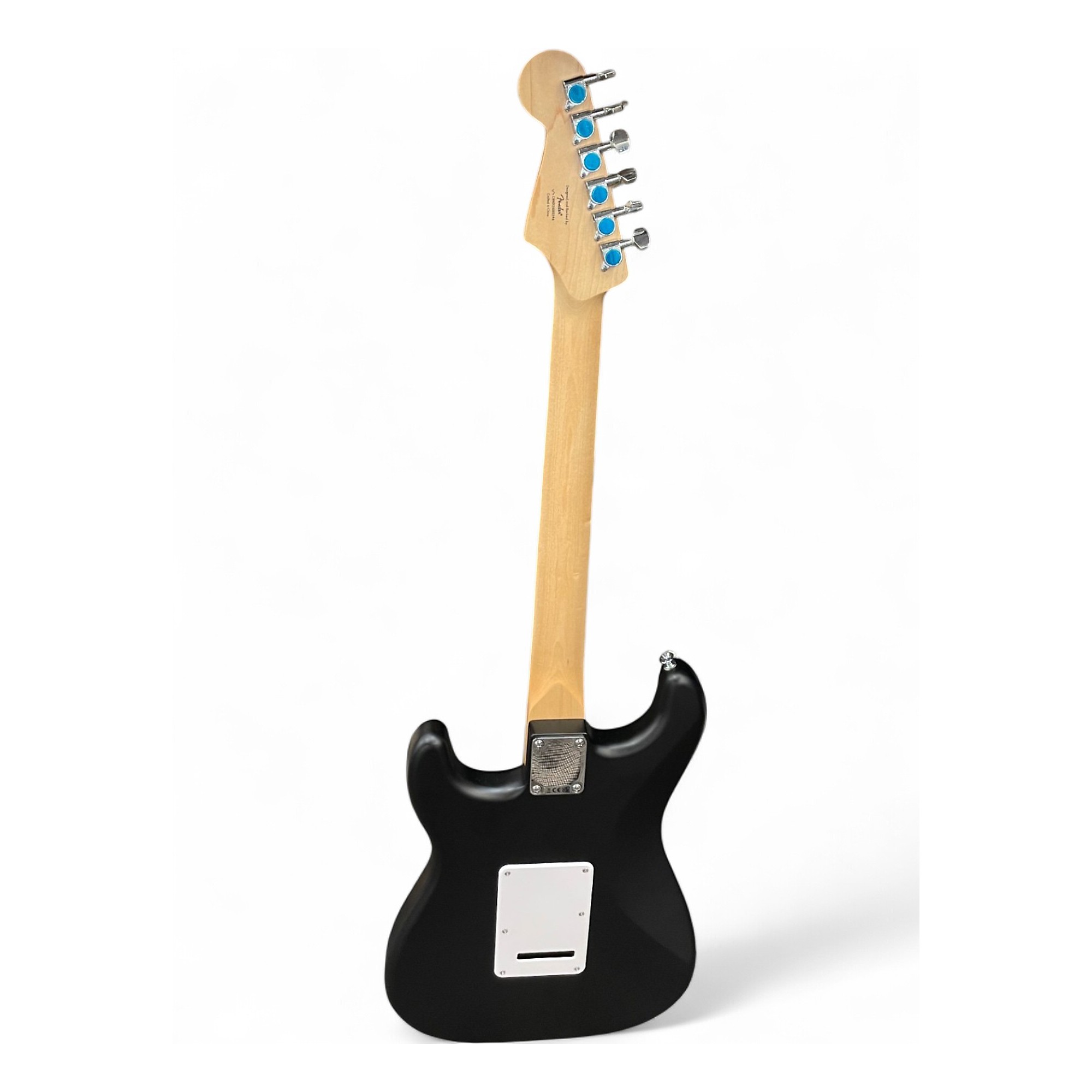 Used Squier Standard Stratocaster matte black Solid Body