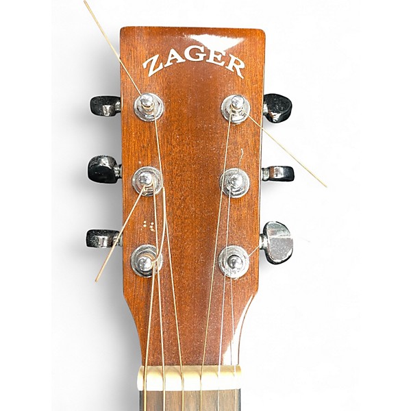 Used Zager ZAD-20E NATURAL Acoustic Electric Guitar