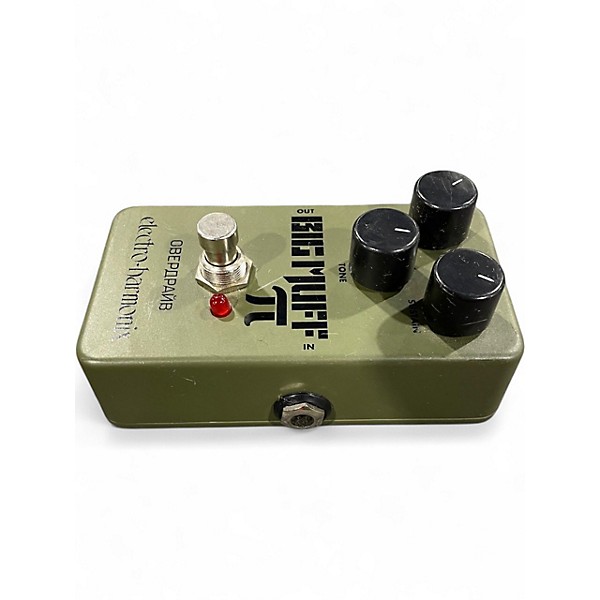 Used Electro-Harmonix Green Russian Big Muff Pi Fuzz Effect Pedal