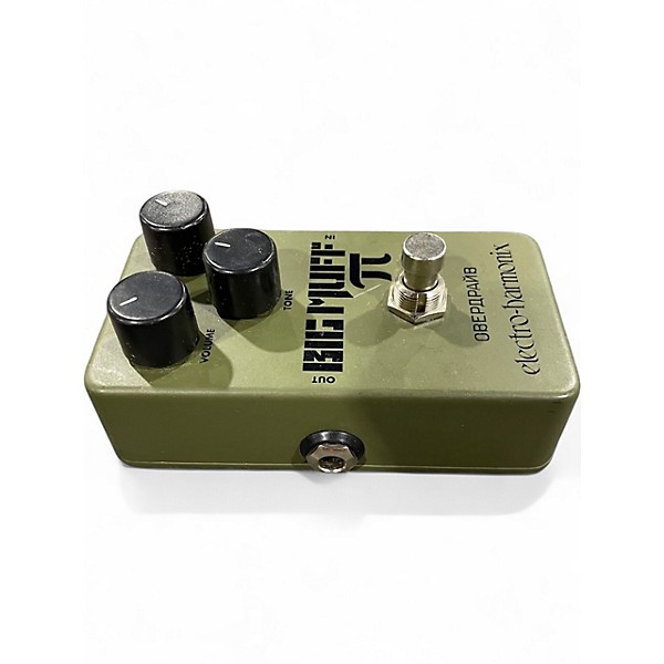 Used Electro-Harmonix Green Russian Big Muff Pi Fuzz Effect Pedal
